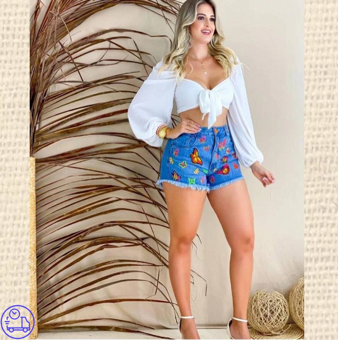 Short jeans best sale para festa