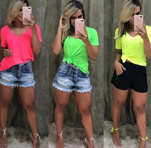 Blusa Neon Básica