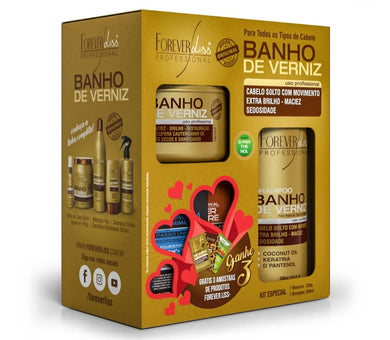 Kit banho de verniz forever liss