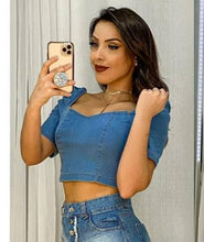 Carregar imagem no visualizador da galeria, cropped Jeans Melanie