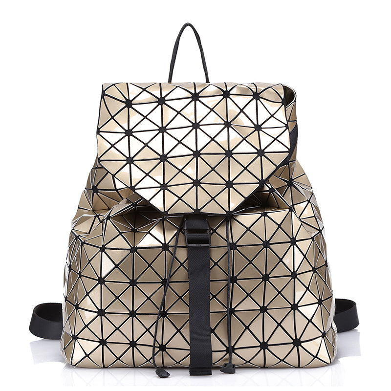 Mochila Saco Origami Geometry com efeito Laser - Cobre