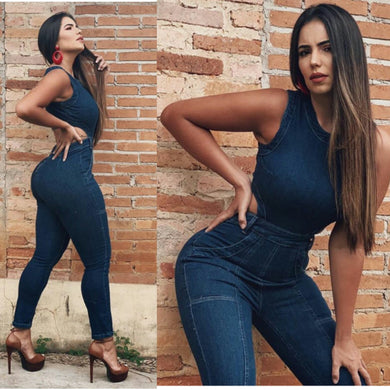 Macacão Jeans Ravena