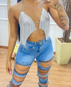 Calça Jeans Rave