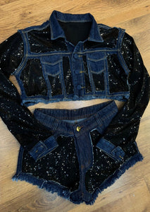 Conjunto Jeans Lovezinho