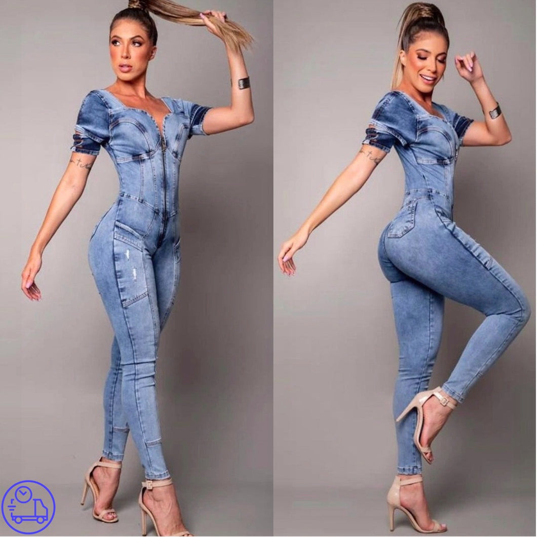 Macacão Jeans Metamorfose