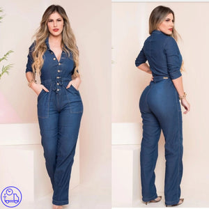 Macacão Jeans Pilar