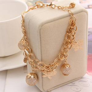 Pulseira Gold Butterfly # SL023A.7585