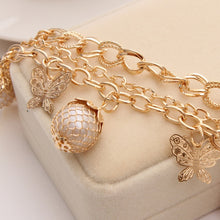 Carregar imagem no visualizador da galeria, Pulseira Gold Butterfly # SL023A.7585